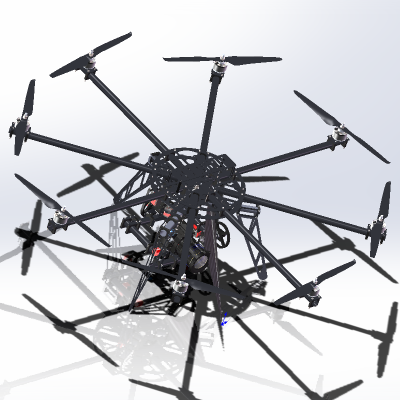 28套无人机模型图纸-Solidworks模型非标机械的图12